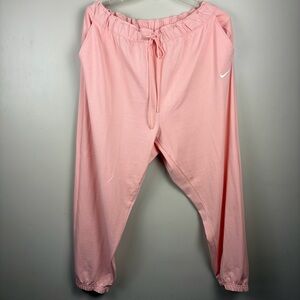 Nike Pink Womens 2X Jogger Sweatpants with Drawstring